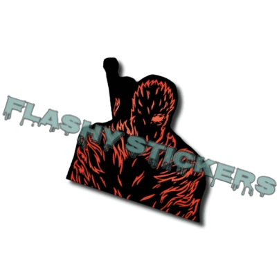 BLACK SWORDSMAN MOTION STICKER