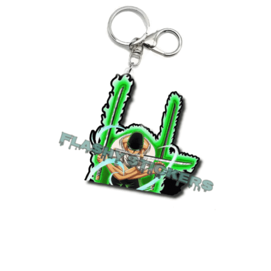 THREE SWORD STYLE MOTION KEYCHAIN