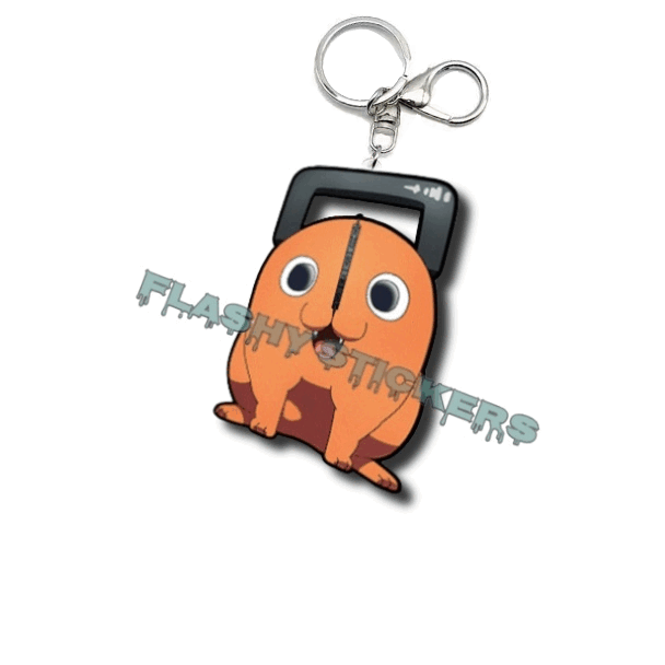 CHAIN PUP MOTION KEYCHAIN