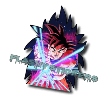 SUPER SAIYAN GOKU MOTION STICKER