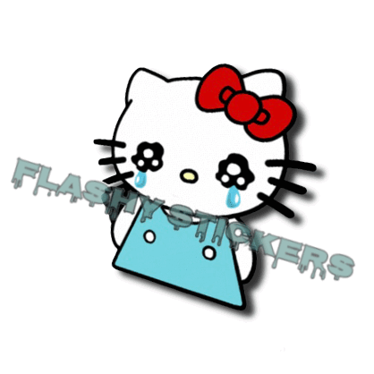HELLO KITTY MOTION STICKER – Flashy Stickers