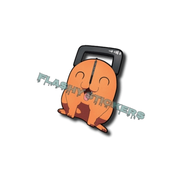 MINI CHAIN PUP MOTION STICKER