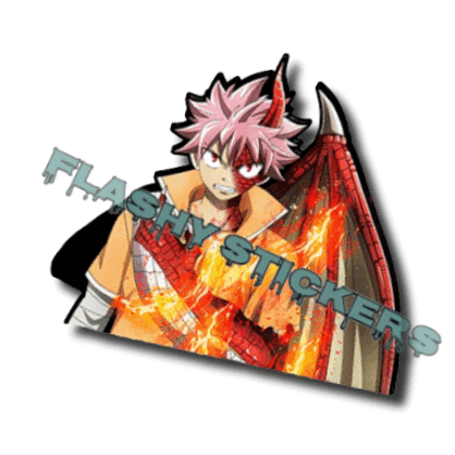 FIRE DEMON MOTION STICKER