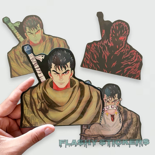 BLACK SWORDSMAN MOTION STICKER