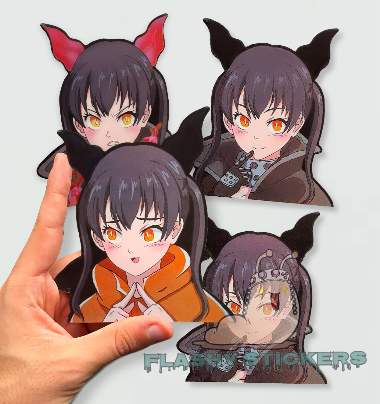 FIRE KITTY MOTION STICKER