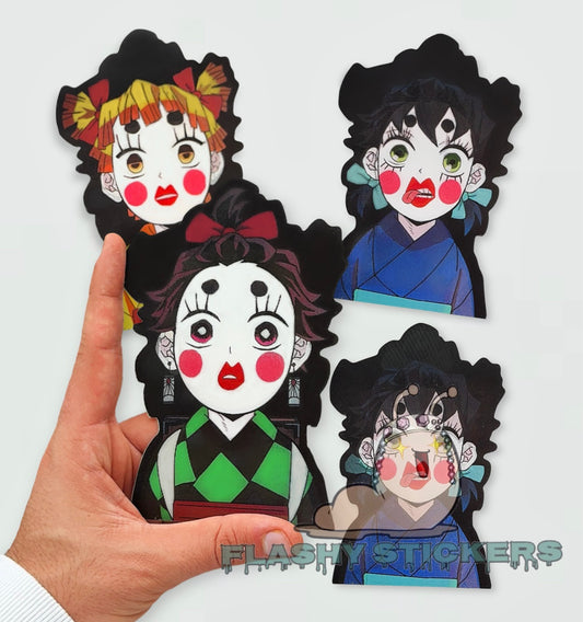 DEMON SLAYER TRIO MOTION STICKER