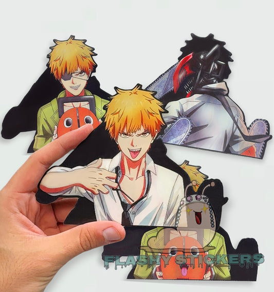 CHAINSAW MOTION STICKER