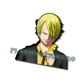 BLACK LEG MOTION STICKER